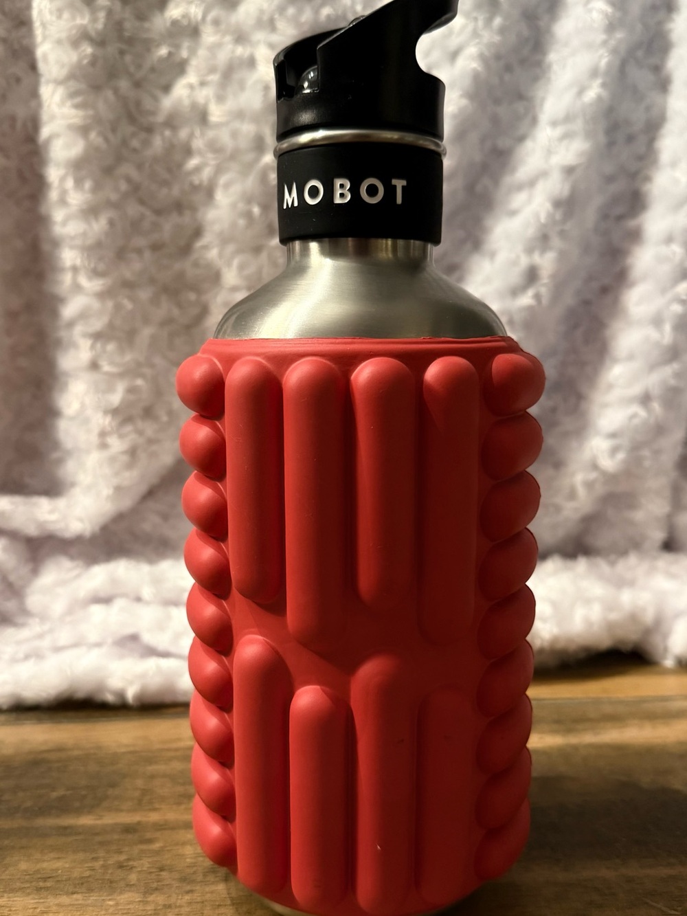 MOBOT Big Bertha Foam Roller Stainless Steel Water Bottle 40oz